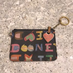 Dooney & Bourke coin, card or key pouch